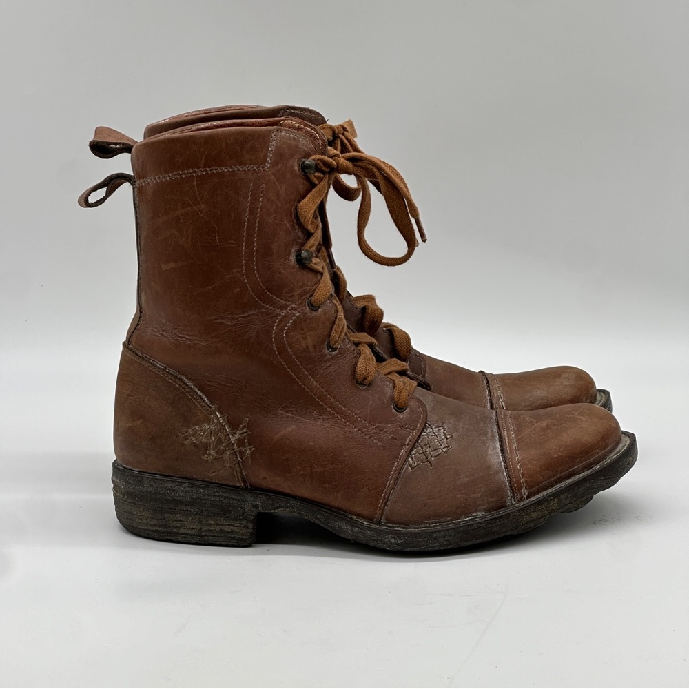 Soho Lab Leather Boots. Size 8.5